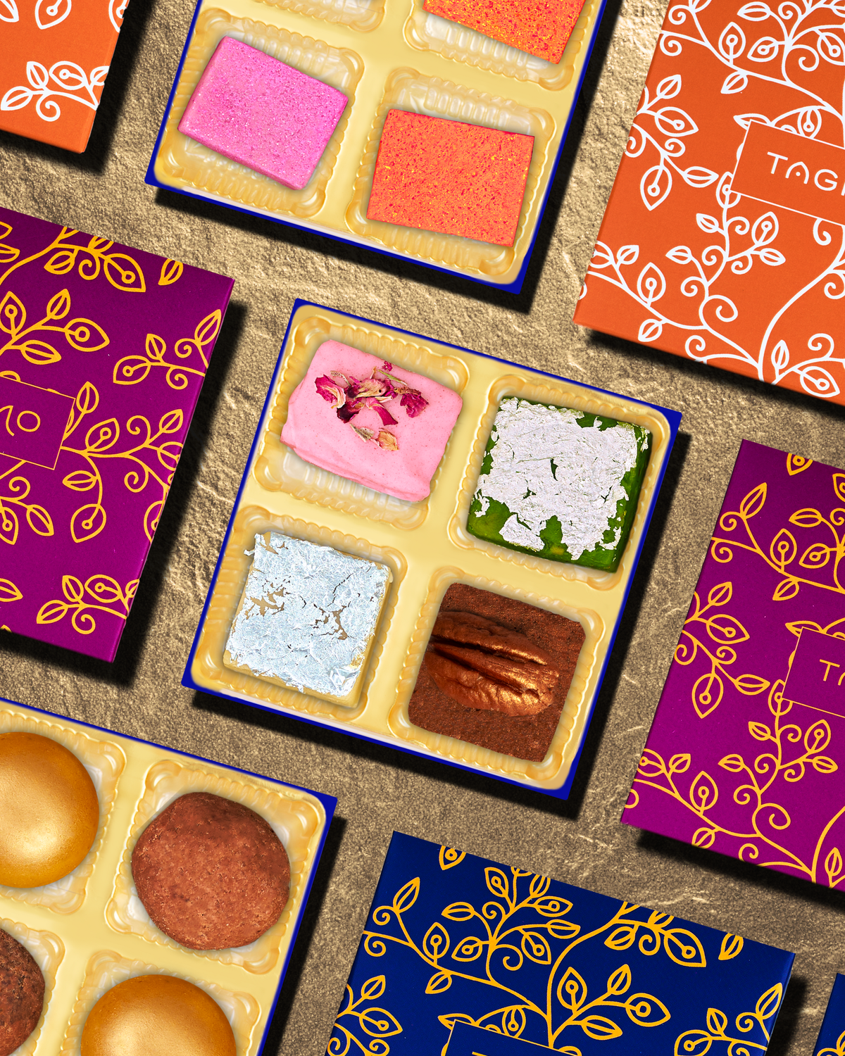 Fafor Mini Mini Favor Boxes | Mithai Party Favors - Order Online – tagmonyc